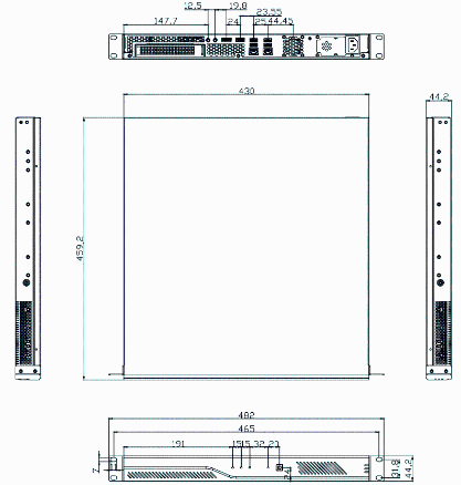 iVMS-4000B-S2/Pro外形尺寸